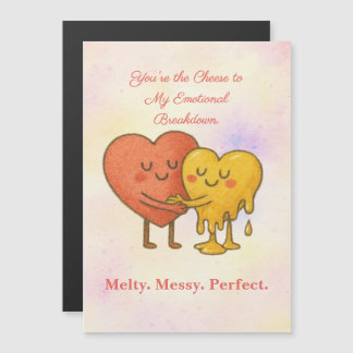 Cheesy Liebe & Laughs - Funny Magnetic Card Magnetkarte