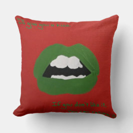 Cheesy Lines for Valentine's pillow Kissen