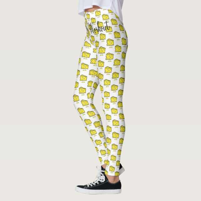 Cheesy trainiert weiße Leggings (Links)