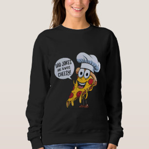 Cheesy Vater Joke Slice Pizza Vater Joke Pizza Lie Sweatshirt