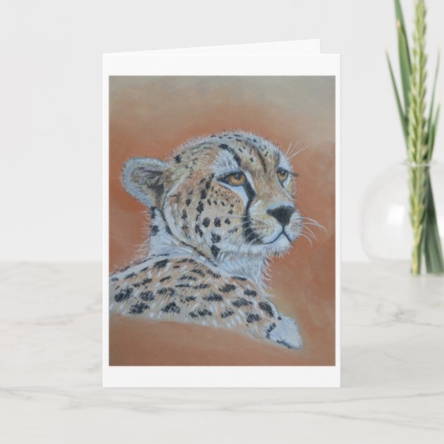 Cheeta Studie Birthday Card Karte (Vorderseite)
