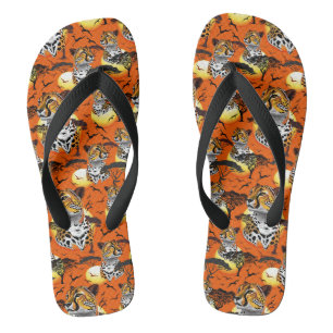 Cheetah African Feline Wild Animal Flip Flops