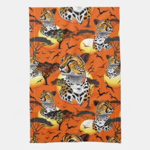 Cheetah African Feline Wild Animal Geschirrtuch