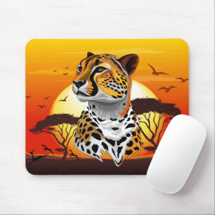 Cheetah African Feline Wild Animal Mousepad