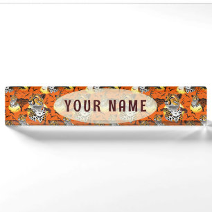 Cheetah African Feline Wild Animal Namensplakette