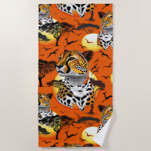 Cheetah African Feline Wild Animal Strandtuch