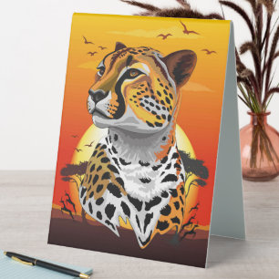 Cheetah African Feline Wild Animal Tischaufsteller