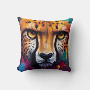 Cheetah Animal Discovery Adventure Nature Planet Kissen