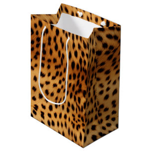 Cheetah Animal Fur Mittlere Geschenktüte