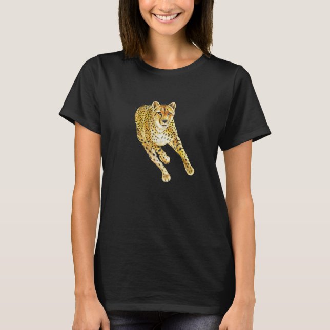 Cheetah Animal Lover Geschenke Männer Frauen Kinde T-Shirt (Vorderseite)