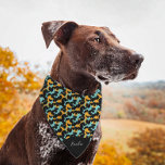 Cheetah Animal Print Aquamarinen Skriptname Pet Ba Halstuch<br><div class="desc">Niedlicher Pet-Name Bandana mit Tierausdruck</div>