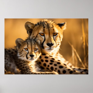 Cheetah Animal Wild Beauty Freedom Poster