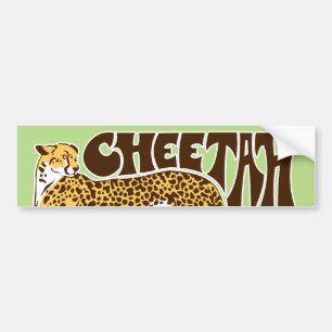 Cheetah Autoaufkleber