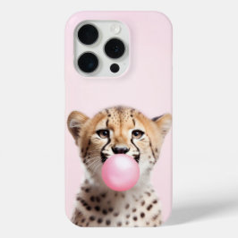 Cheetah Blown Pink Blubble Handy Fall Case-Mate iPhone Hülle