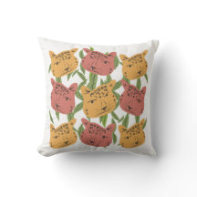 Cheetah Cat Jungle Hand gezogen