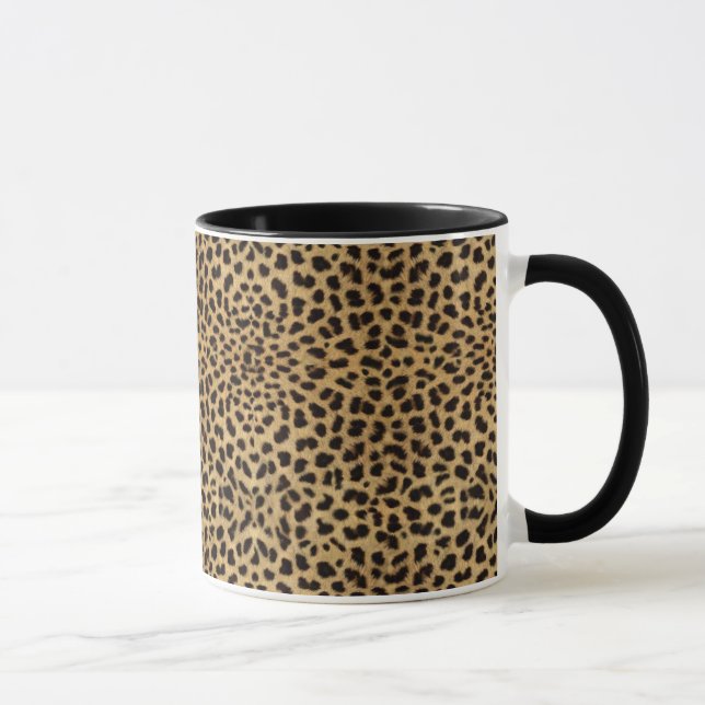 Cheetah-Druck-Geschenk-Tasse Tasse (Rechts)