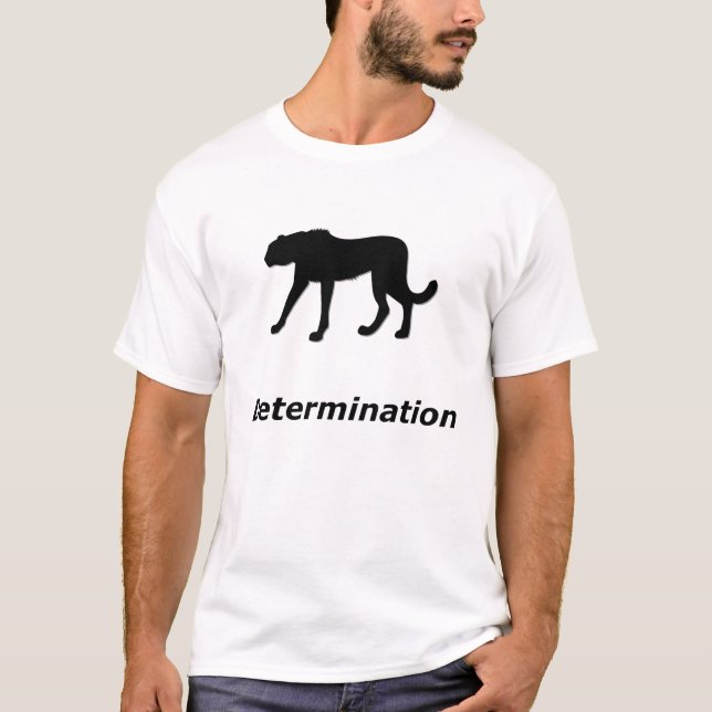 Cheetah Entschlossenheit T-Shirt (Vorderseite)