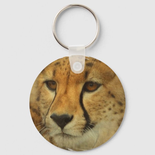 Cheetah Face Schlüsselanhänger (Vorderseite)
