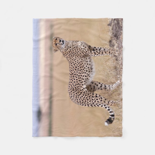 Cheetah Fleecedecke (Vorderseite)