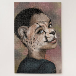 Cheetah-Frauen-Puzzle