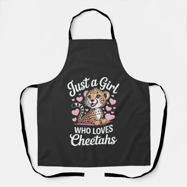 Cheetah Funny Quote  Schürze (Vorderseite)
