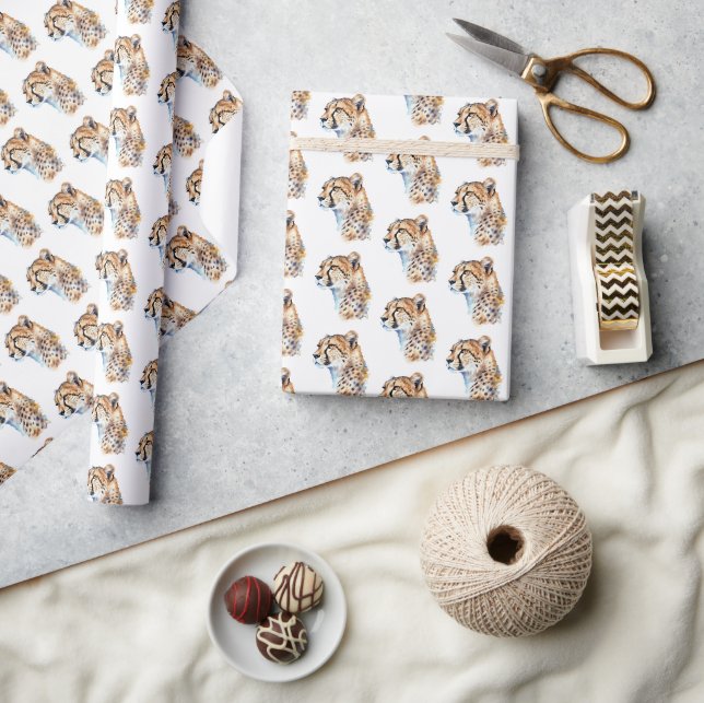 Cheetah Geschenkpapier (Kunsthandwerk)