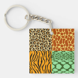 Cheetah, Giraffe, Tigre et Serpent