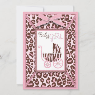Cheetah Girl Karte Pink A2