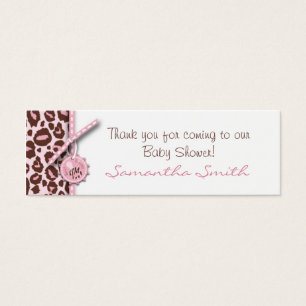 Cheetah Girl Skinny Carte cadeau rose B