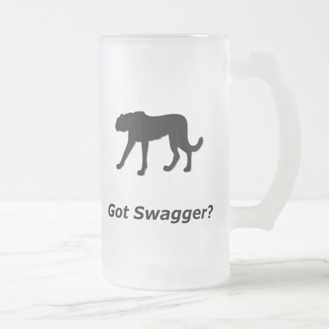 Cheetah Got Swagger Mattglas Bierglas (Rechts)