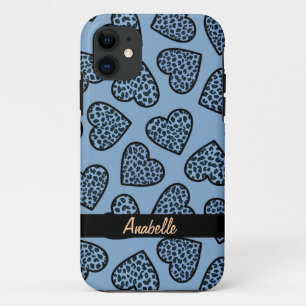 Cheetah imprimer les coeurs iPhone 5 Coque