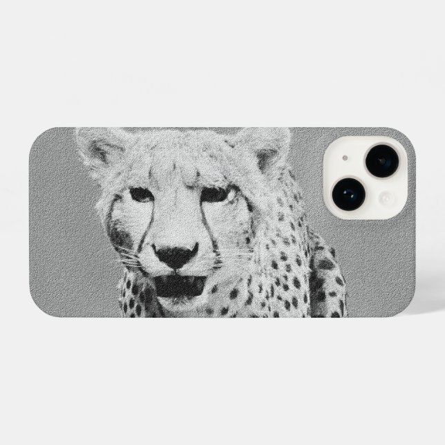 Cheetah iPhone 14 Hülle (Rückseite (Horizontal))