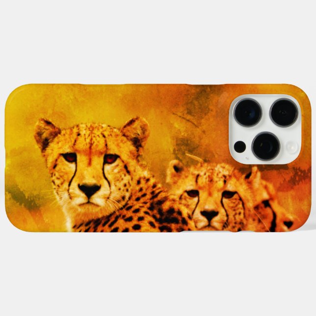 Cheetah iPhone 16 Pro Max Hülle (Rückseite (Horizontal))