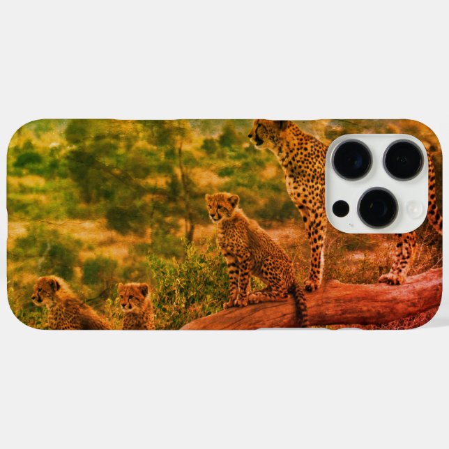 Cheetah iPhone 16 Pro Max Hülle (Rückseite (Horizontal))