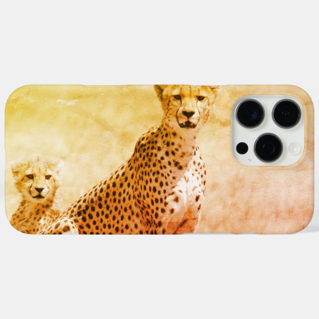 Cheetah iPhone 16 Pro Max Hülle (Rückseite (Horizontal))
