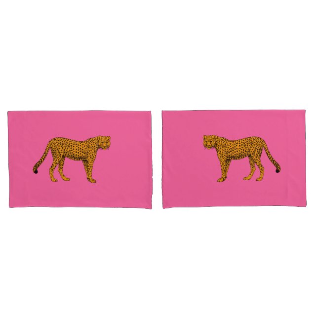 Cheetah Kissenbezug (Vorderseite-Set)