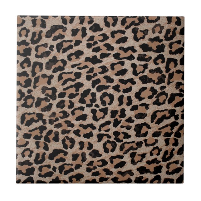 Cheetah Leopard Fliese (Vorderseite)