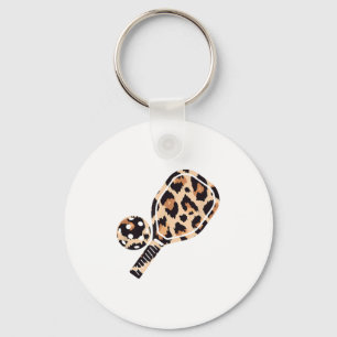 Cheetah Leopard Pickleball Paddleball Sports Mama Schlüsselanhänger