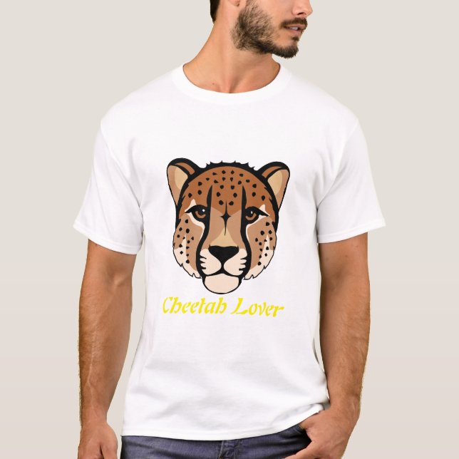 Cheetah Liebhaber – Conservation Support Tee (Vorderseite)