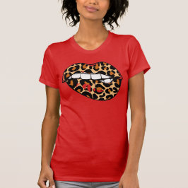 Cheetah Lips T - Shirt
