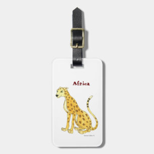 Cheetah Luggage Tag Gepäckanhänger