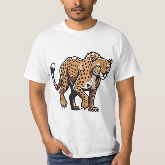 Cheetah Mode On T-Shirt (Vorderseite)