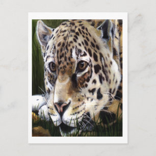 Cheetah Painting Postcard Postkarte