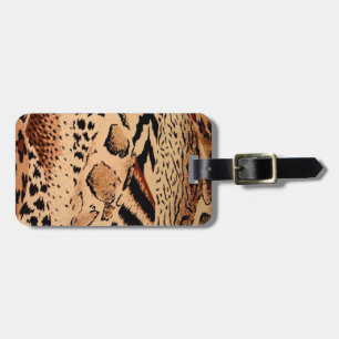 Cheetah Pattern Gepäckanhänger