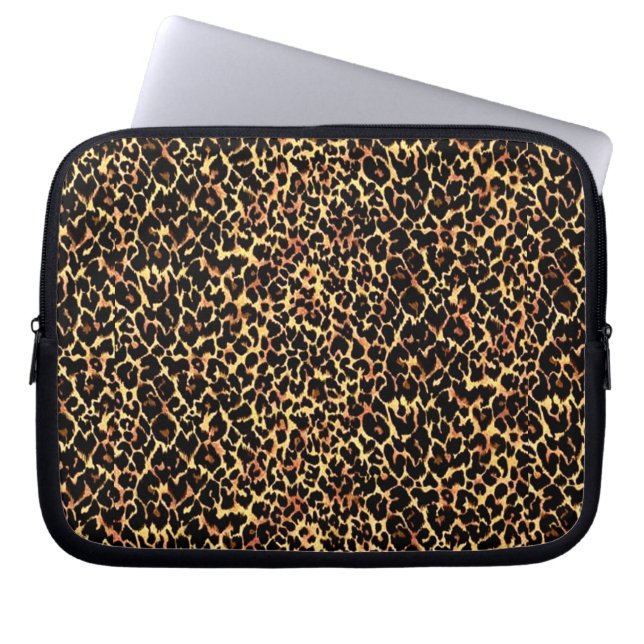 Cheetah Pattern Laptopschutzhülle (Vorderseite)