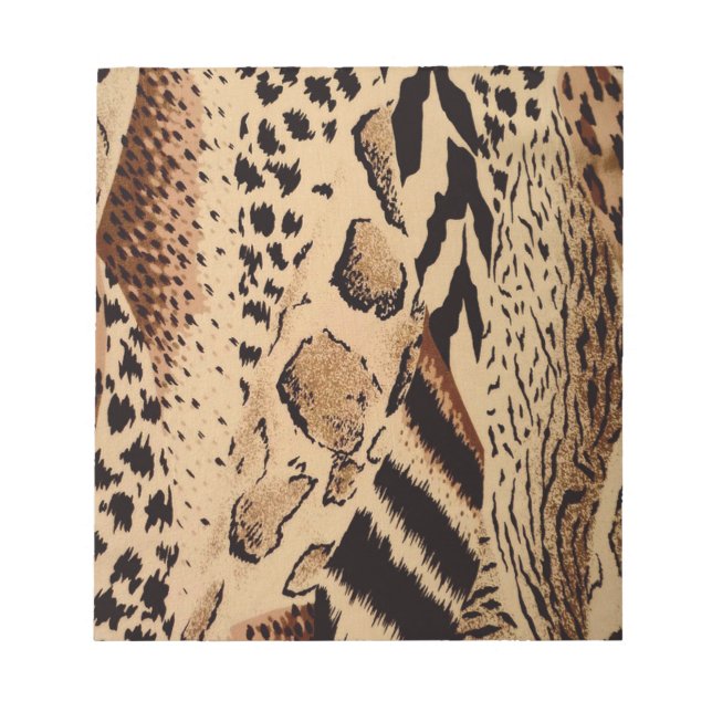 Cheetah Pattern Notizblock (Vorderseite)