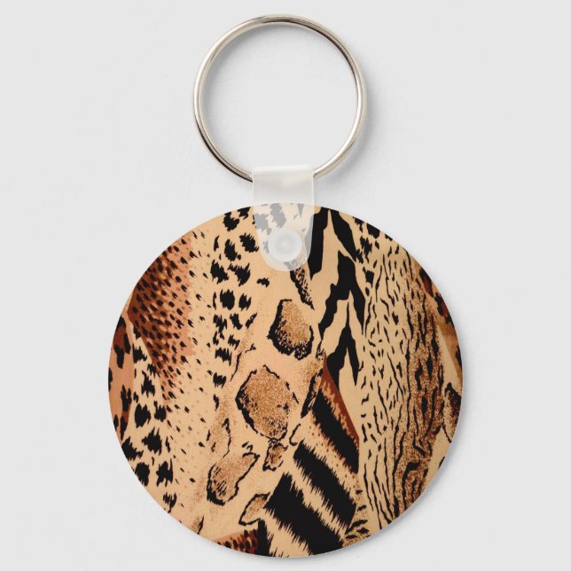 Cheetah Pattern Schlüsselanhänger (Vorderseite)