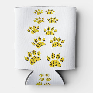 Cheetah Paw Print Dosenkühler