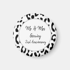 Cheetah Personalisieren Celebration Template Magnet