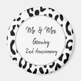 Cheetah Personalisieren Celebration Template Magnet